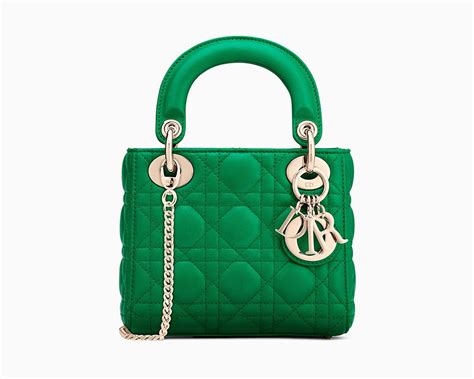 green lady dior bag.